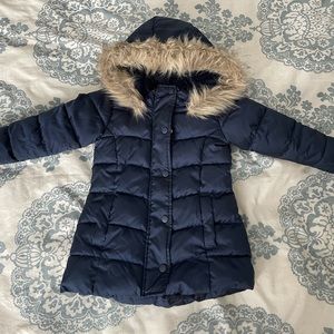 Navy Blue H&M Winter Coat